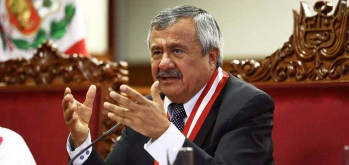 El postulante Hernando Guerra García, de Solidaridad Nacional. AFP