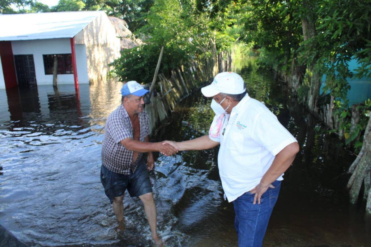 En San Benito varios corregimientos y sectores urbanos afectados por ola invernal