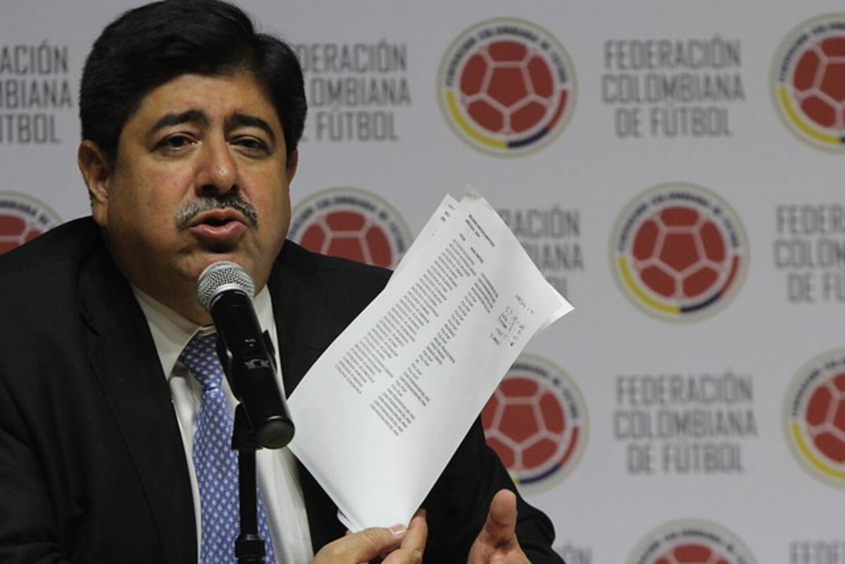 Luis Bedoya, exdirigente del fútbol colombiano COLPRENSA