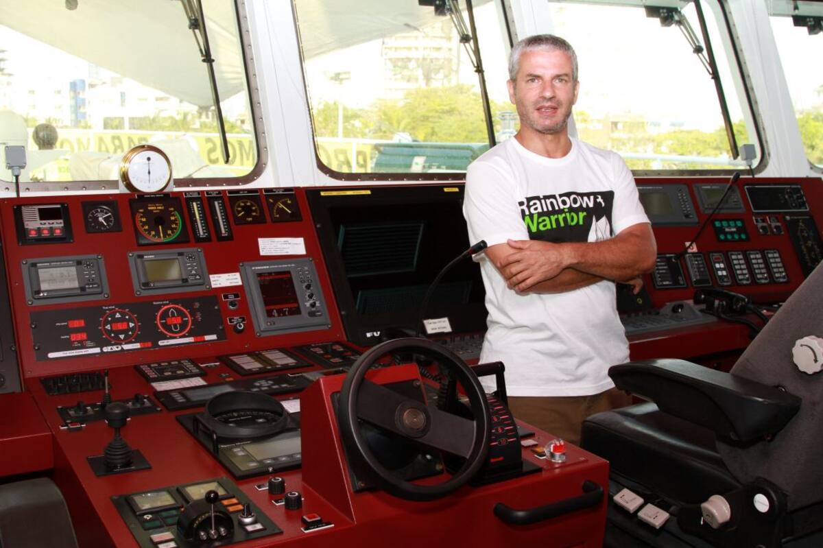 Daniel Rizzotti, capitán del barco. Fotos: Maruja Parra/El Universal/