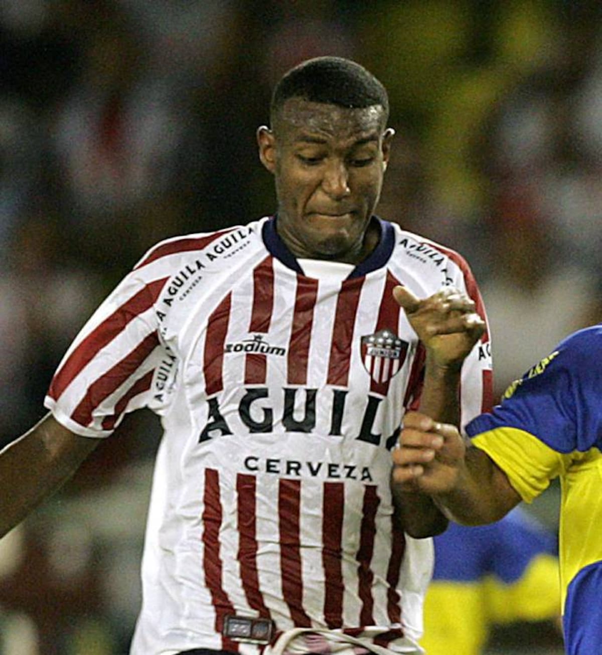 Cristian Racero, exjugador del Junior de Barranquilla asesinado el domingo 27 de mayo. AFP RODRIGO ARANGUA