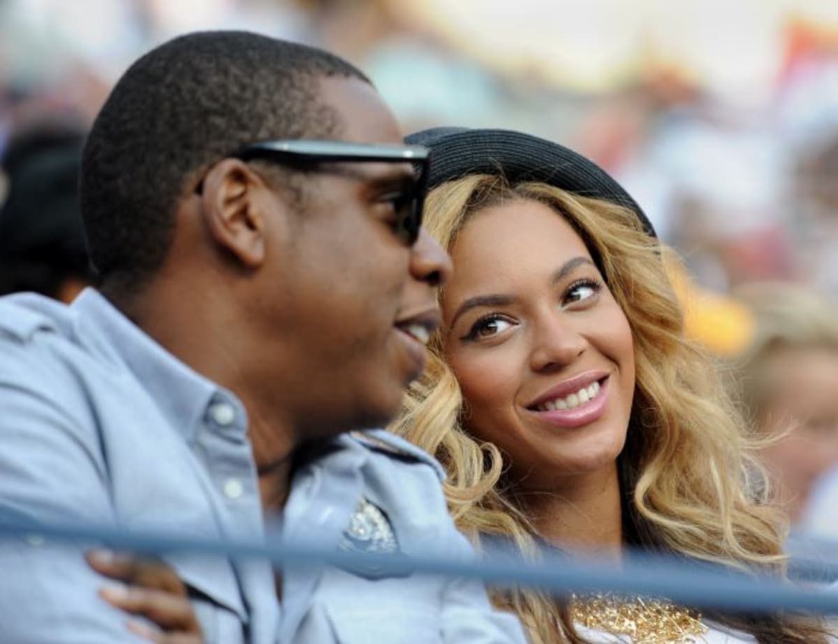 Jay Z y su esposa, la superestrella Beyonce AFP STAN HONDA