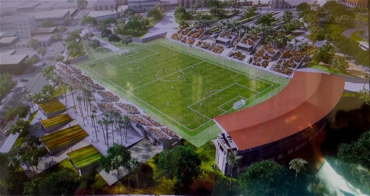 Presentan maquetas del Romelio Martínez en Barranquilla. COLPRENSA
