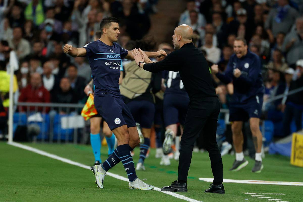 Imágenes del juego de vuelta entre Real Madrid y Manchester City, por la semifinal de la Champions League.