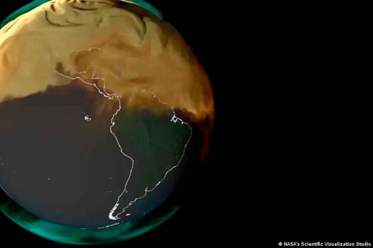 Impactantes videos de la NASA sobre emisiones de CO2 en la Tierra