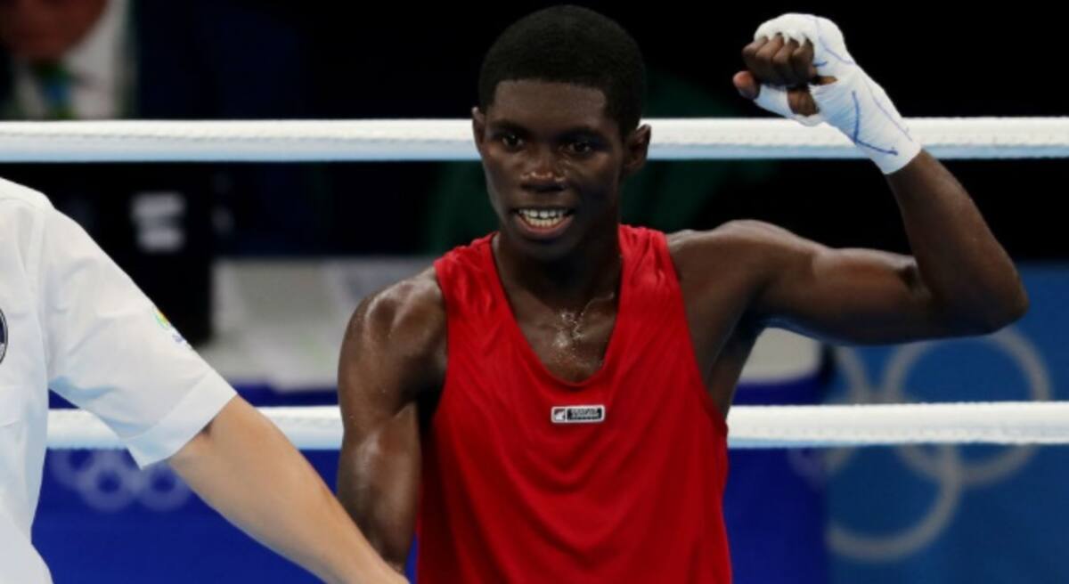 Yuberjén Martínez, boxeador colombiano. EFE