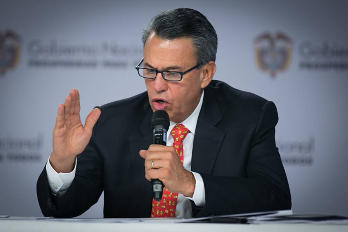 El ministro de Agricultura, Rubén Darío Lizarralde Colprensa