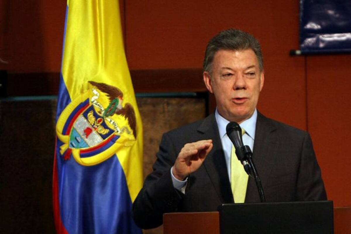 Juan Manuel Santos, presidente de Colombia. COLPRENSA