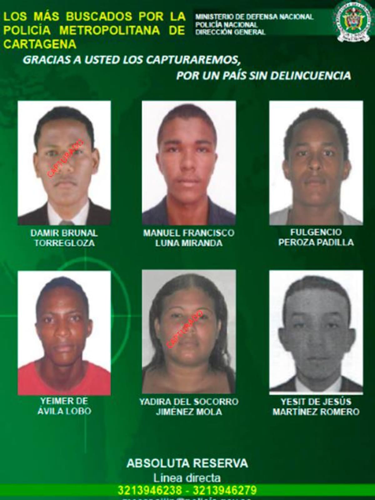 La Policía Metropolitana pide que si los ha visto denuncie a la Línea de Emergencia 123.