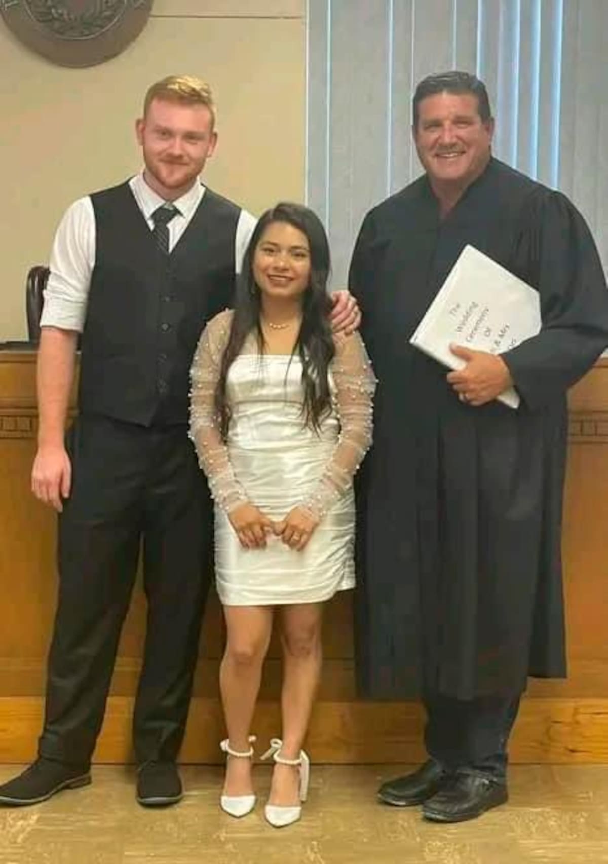 Matrimonio de Anggy Díaz y Jared Dicus.