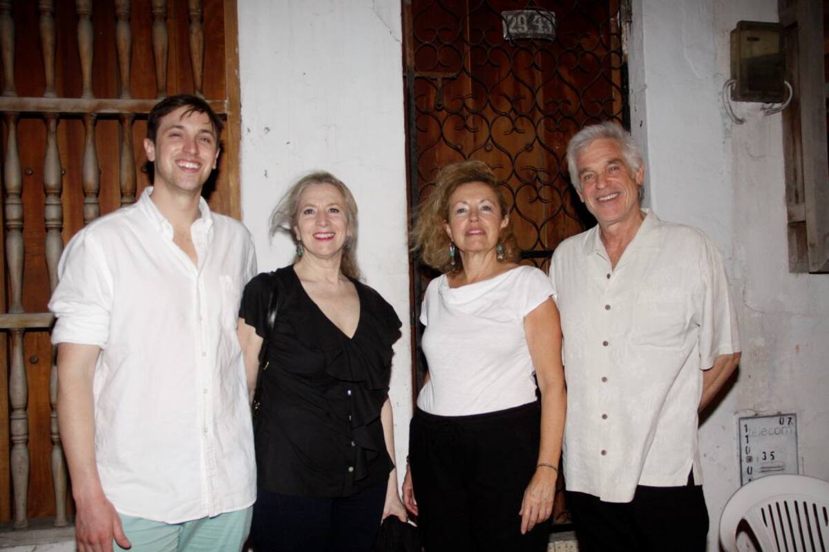 Mah Davis, Ina Weber Davis, Susan Davis y Richard Davis