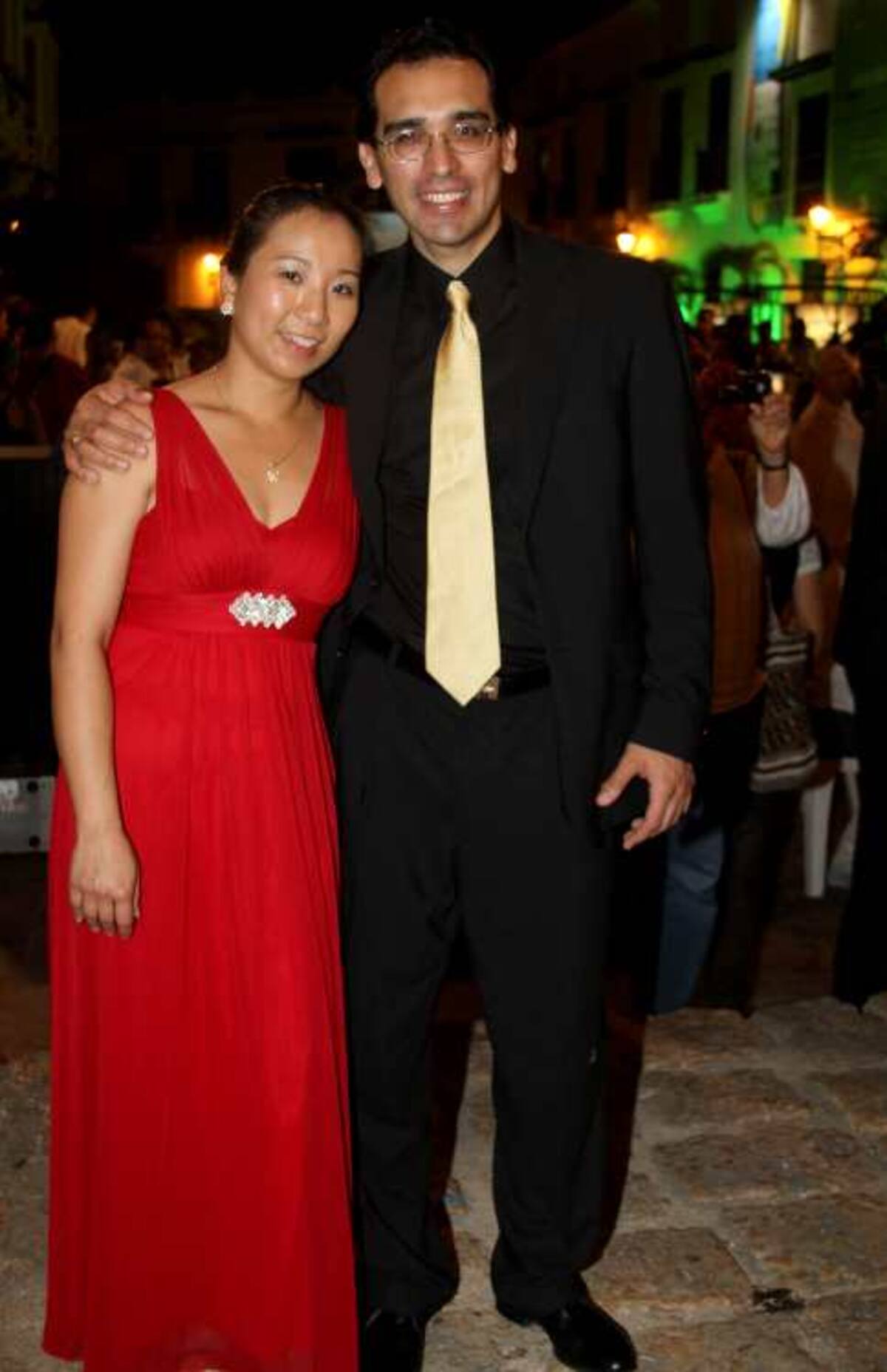Gloria Lin y Jesús Castro Balbi.
