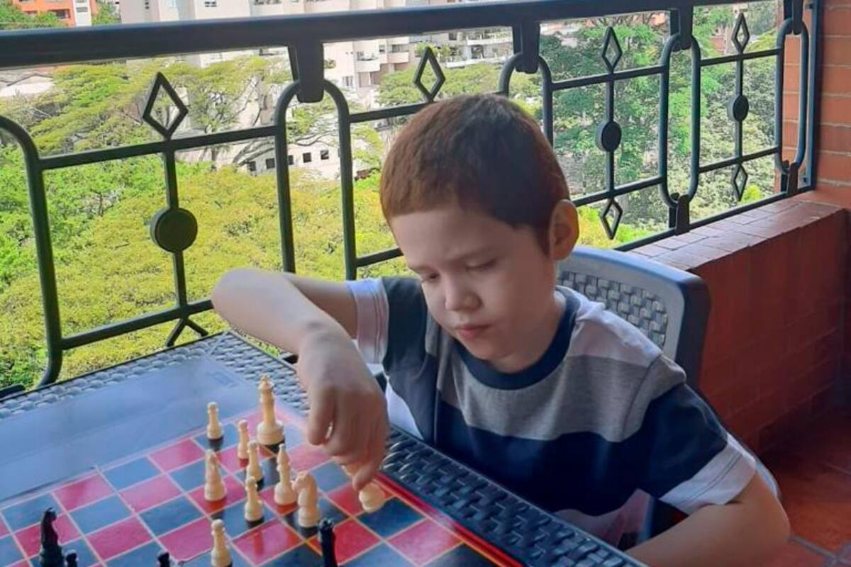 Nicolás Ramírez, el niño maravilla del ajedrez colombiano