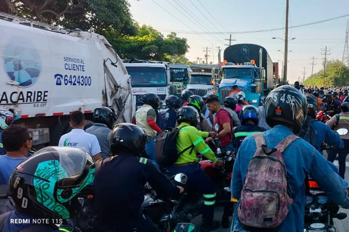 Presidentes de barrios aledaños a Mamonal aclaran el tema de los bloqueos