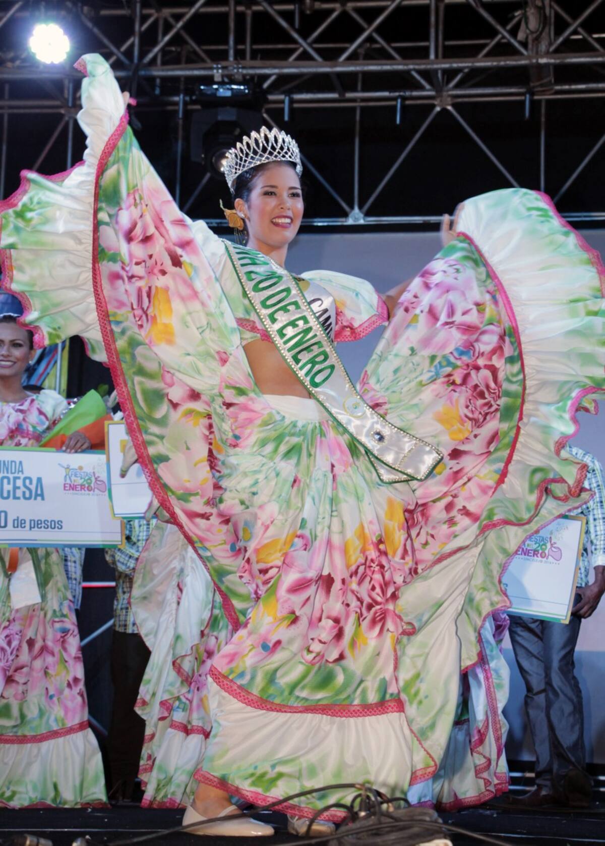 Johany Sierra Araujo, nueva Reina de las Fiestas del 20 de Enero. MANUEL SANTIAGO PÉREZ