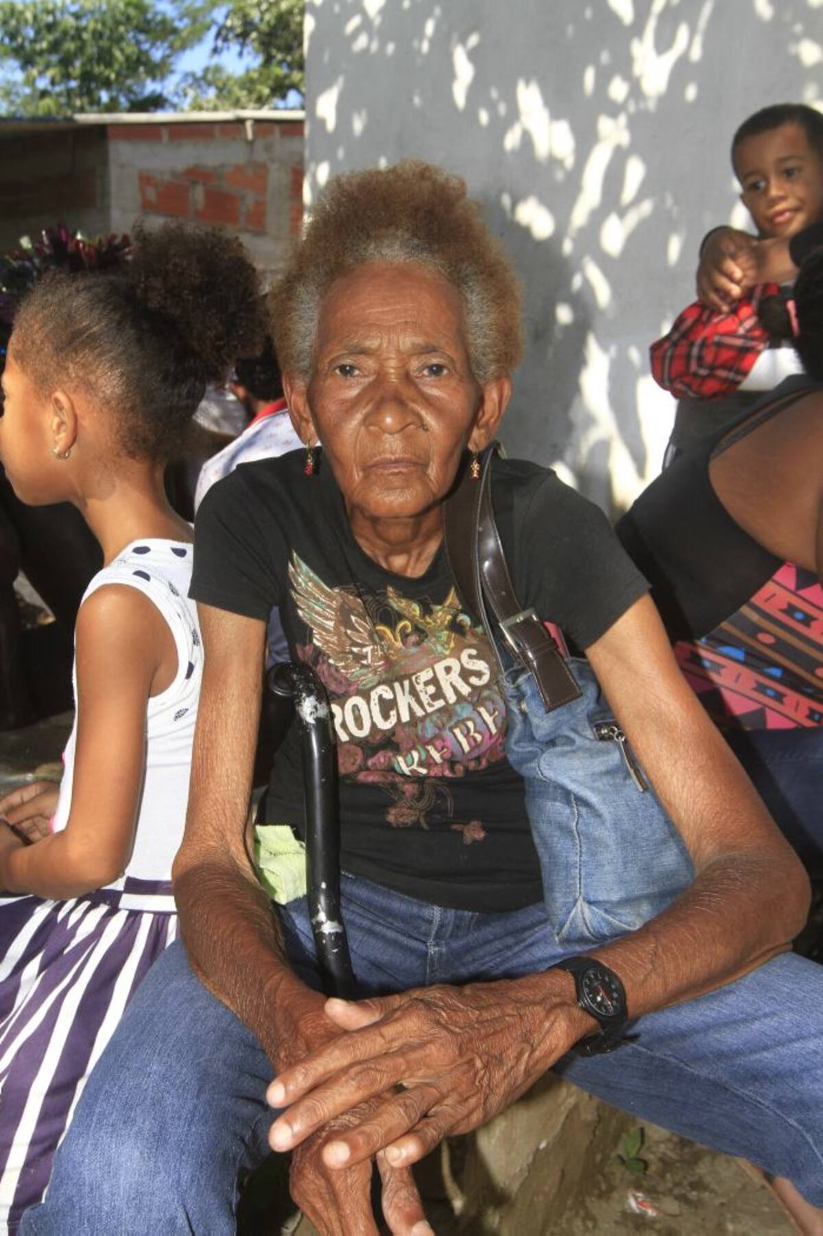 Virginia Díaz Guzmán, hermana de Magín Díaz. Julio Castaño