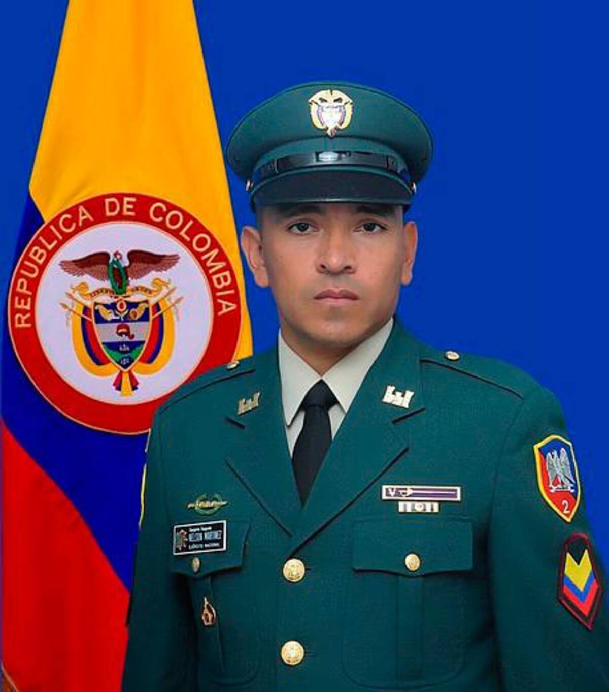 Sargento Segundo Nelson Fernando Martínez Blanco. // Cortesía