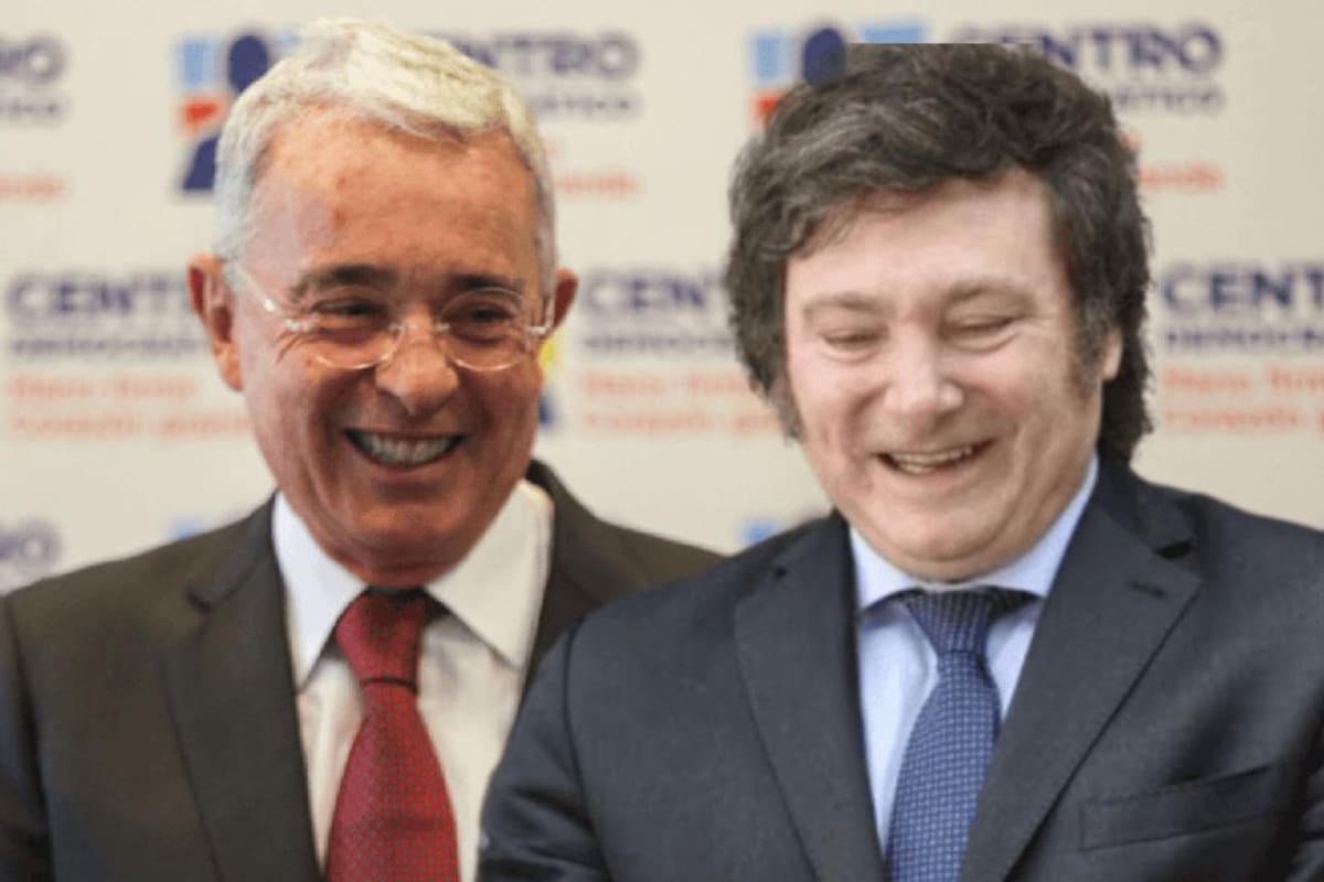 Los elogios de Álvaro Uribe al presidente argentino Javier Milei