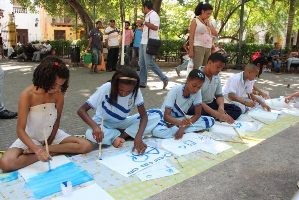 Con lo que pintaron, los niños, niñas y jóvenes con discapacidad demostraron que tienen talento y habilidades para las artes. DANIELA BUELVAS - EL UNIVERSAL