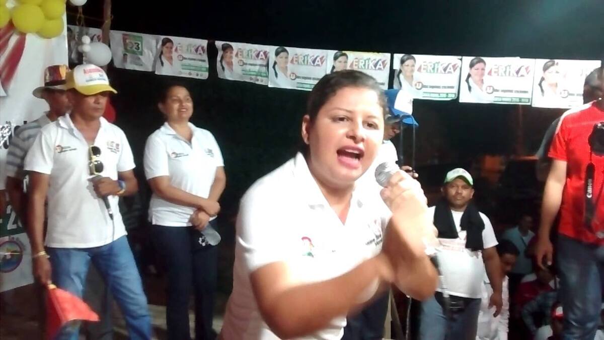 Alcaldesa de Momil, Erika Díaz Salamanca. Cortesía