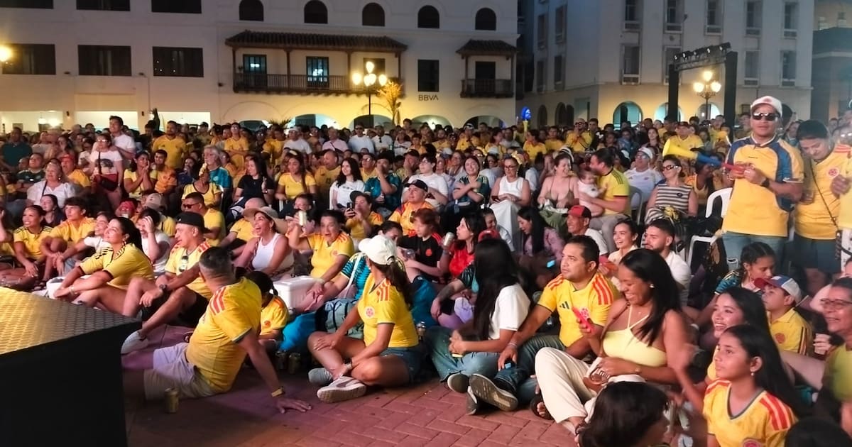 Galería: así se vive el partido de la Selección Colombia contra Portugal en Cartagena