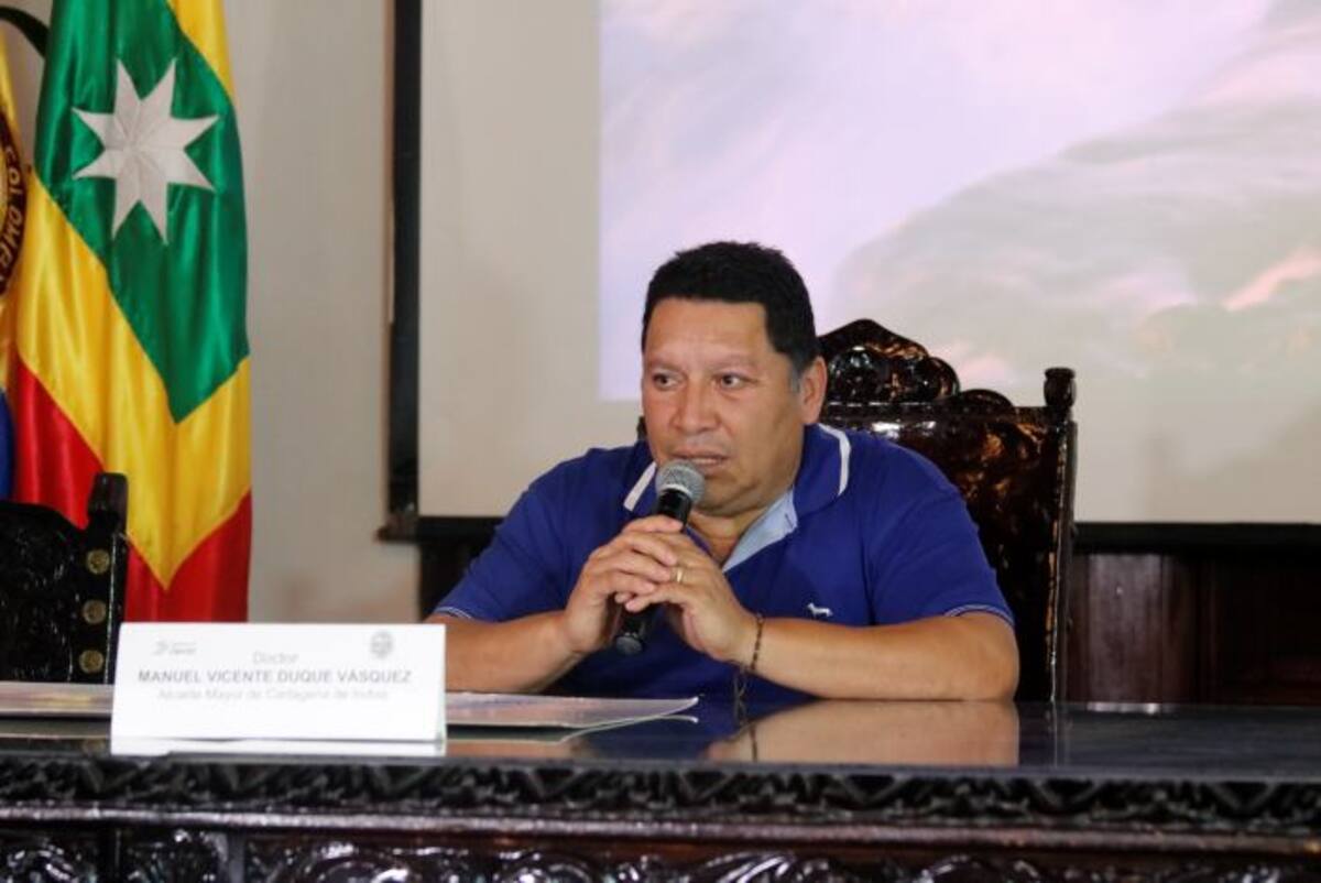 Manuel Vicente 'Manolo' Duque, alcalde de Cartagena. Archivo.