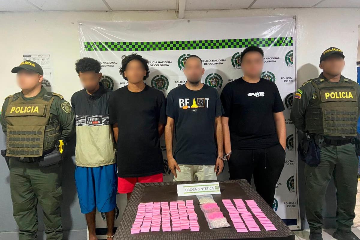 Cae banda que comercializaba droga sintética en zonas exclusivas de Cartagena