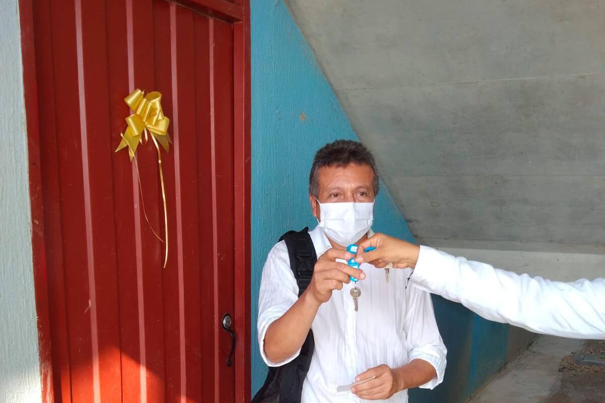 Una llave entregada en Ciudadela de la Paz, el final feliz de un calvario
