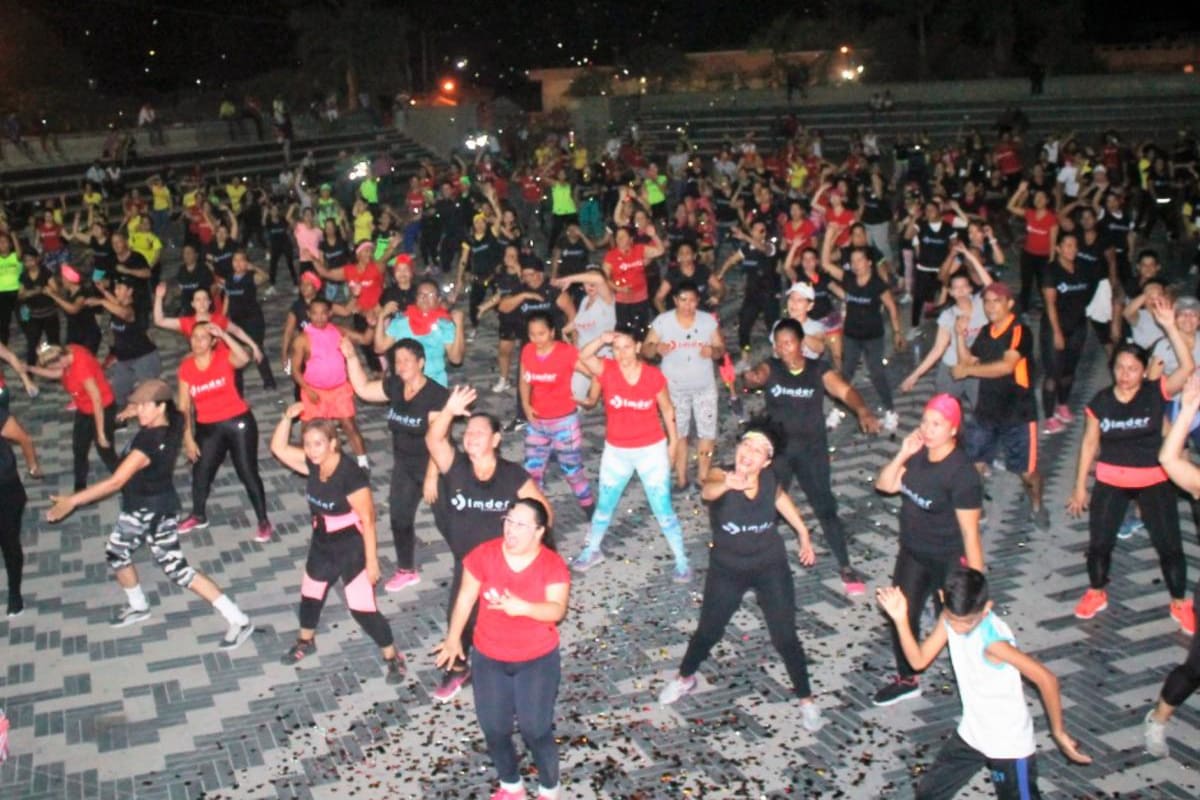 Más de mil personas bailaron en maratón de aeróbicos en Sincelejo