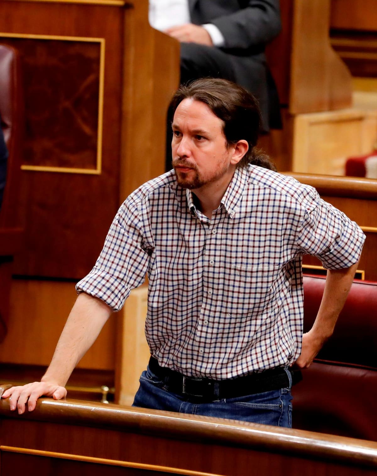 Pablo Iglesias, líder de Unidas Podemos. //efe