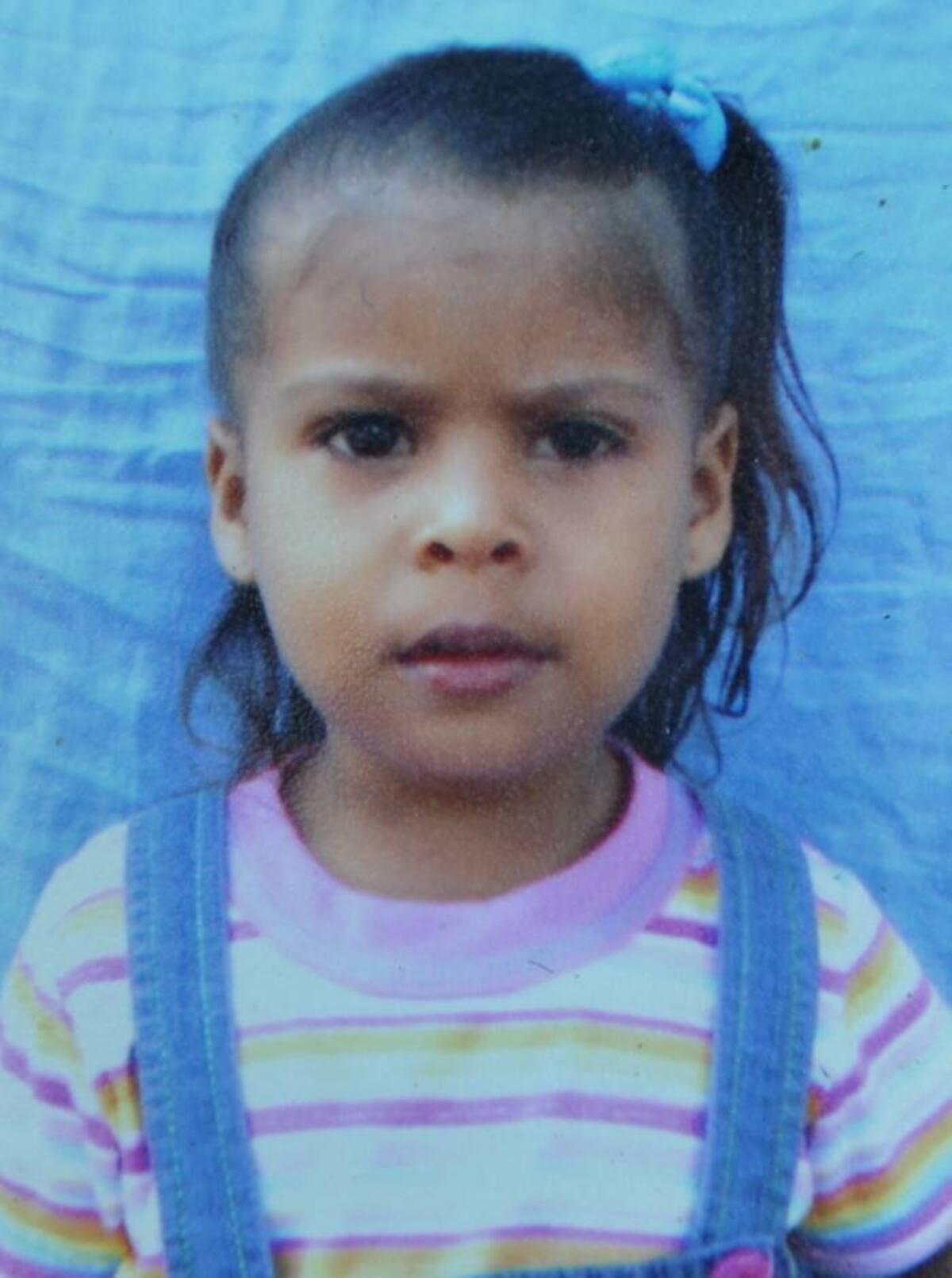 Lesly Torres Calao, menor muerta por bala perdida.