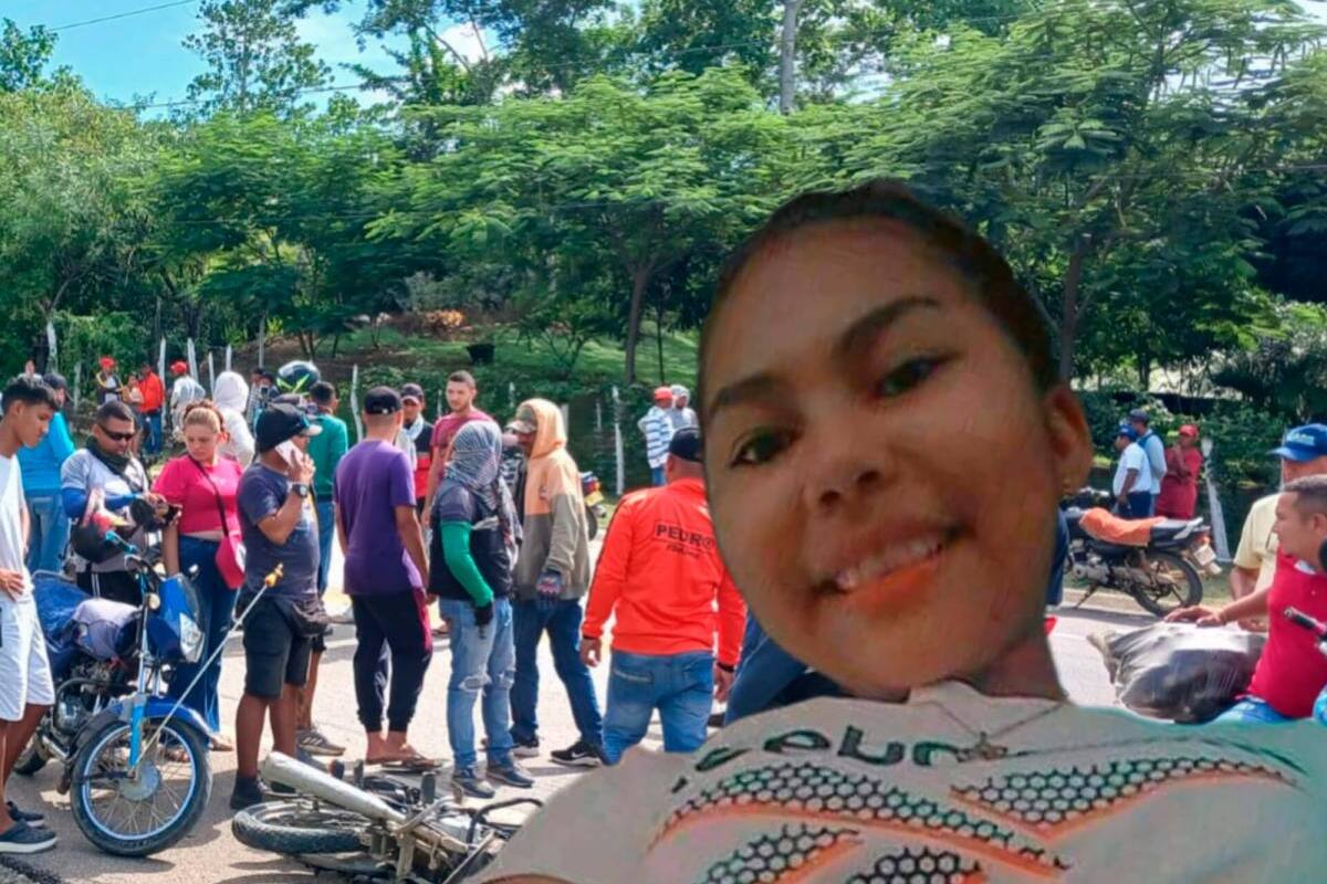 Mujer, de 18 años, murió en impactante choque en moto: su novio está herido