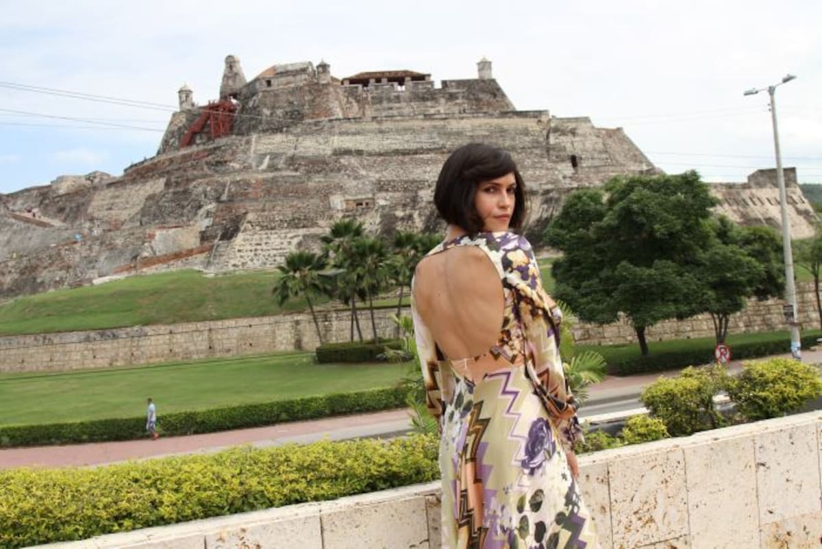 Nerea Barros en su entrevista en Cartagena de Indias, con El Universal. Maruja Parra-El Universal
