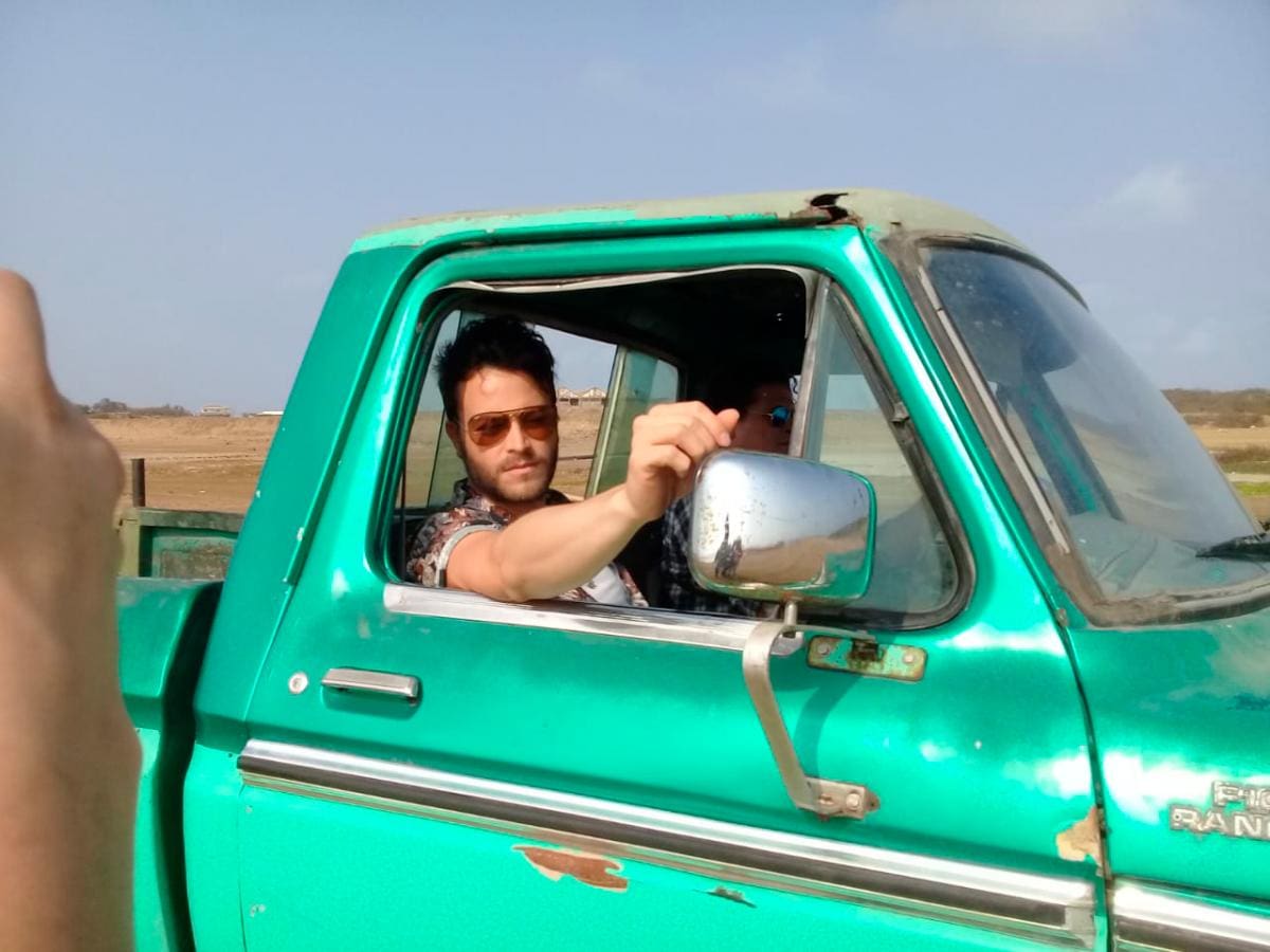 Gussi también participó en el rodaje del clip.