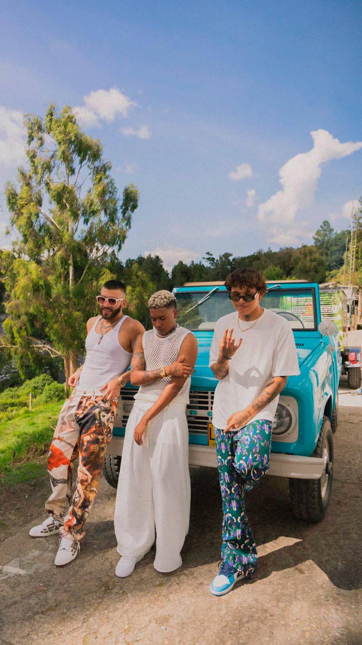 Manuel Turizo, Jhosy y Beéle. // Foto: cortesía.