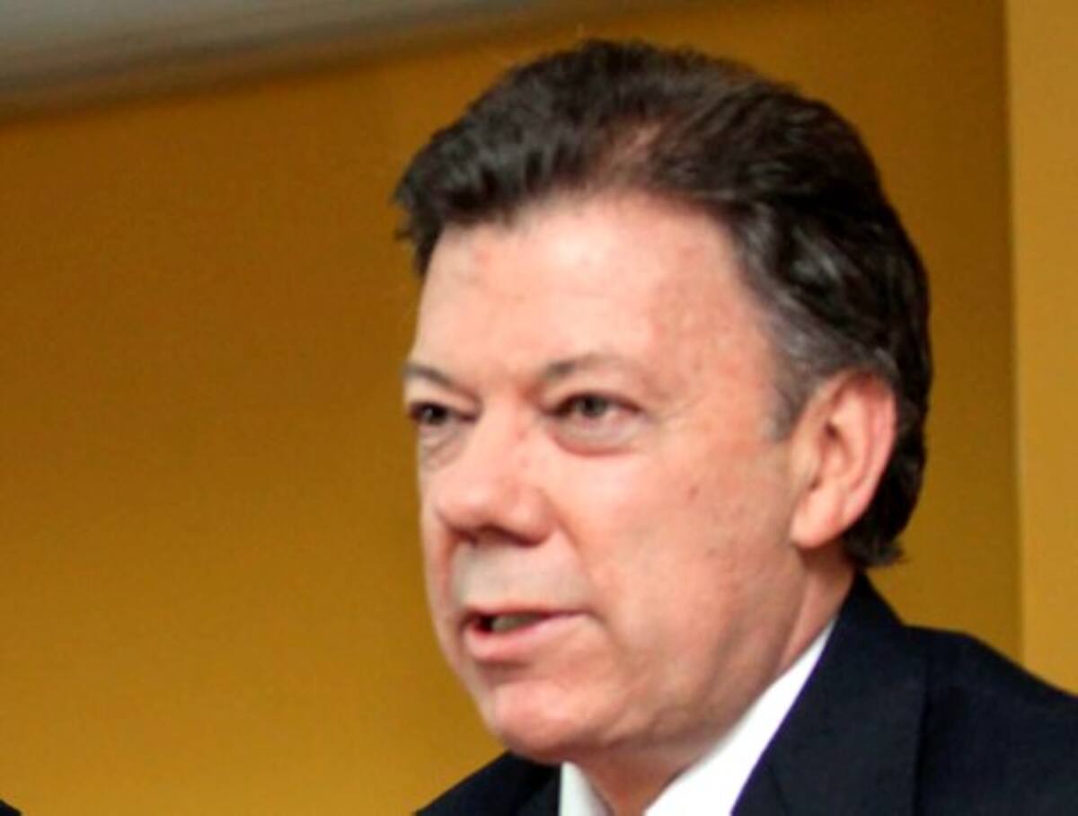 Juan Manuel Santos, presidente de Colombia.