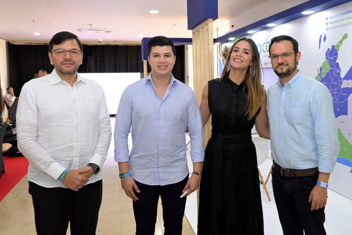 Diego Valdivieso, Gustavo Moreno, Mafe Carrascal y José Manuel Acevedo.