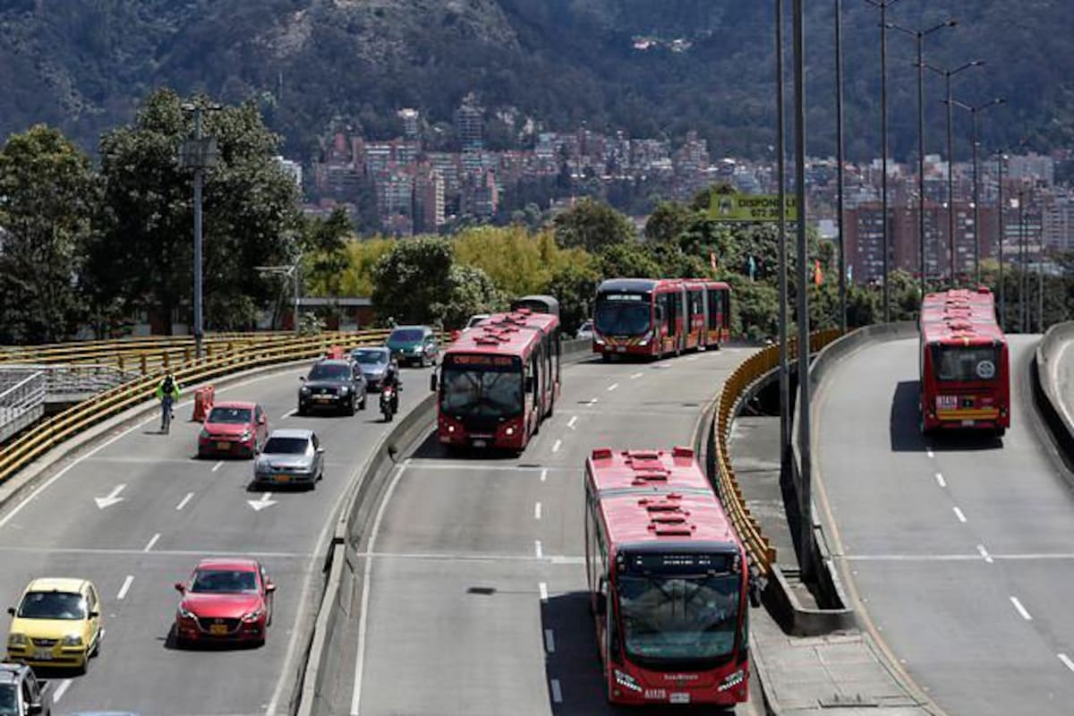 Paro nacional: retienen 6 buses del SITP en Bogotá con pasajeros abordo