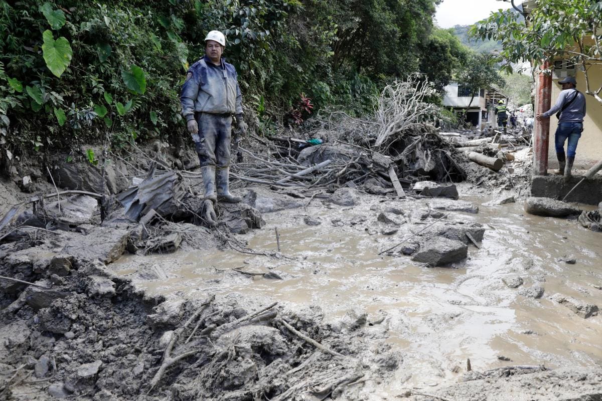 Más de 100 familias fueron evacuadas de Quetame, Cundinamarca