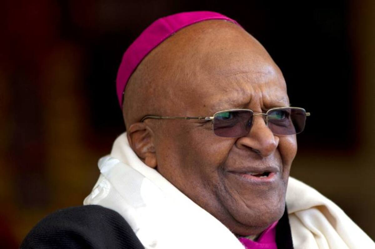 El arzobispo sudafricano Desmond Tutu, premio Nobel de la Paz en 1984, fue galardonado con el premio Templeton 2013. AP Ashwini Bhatia