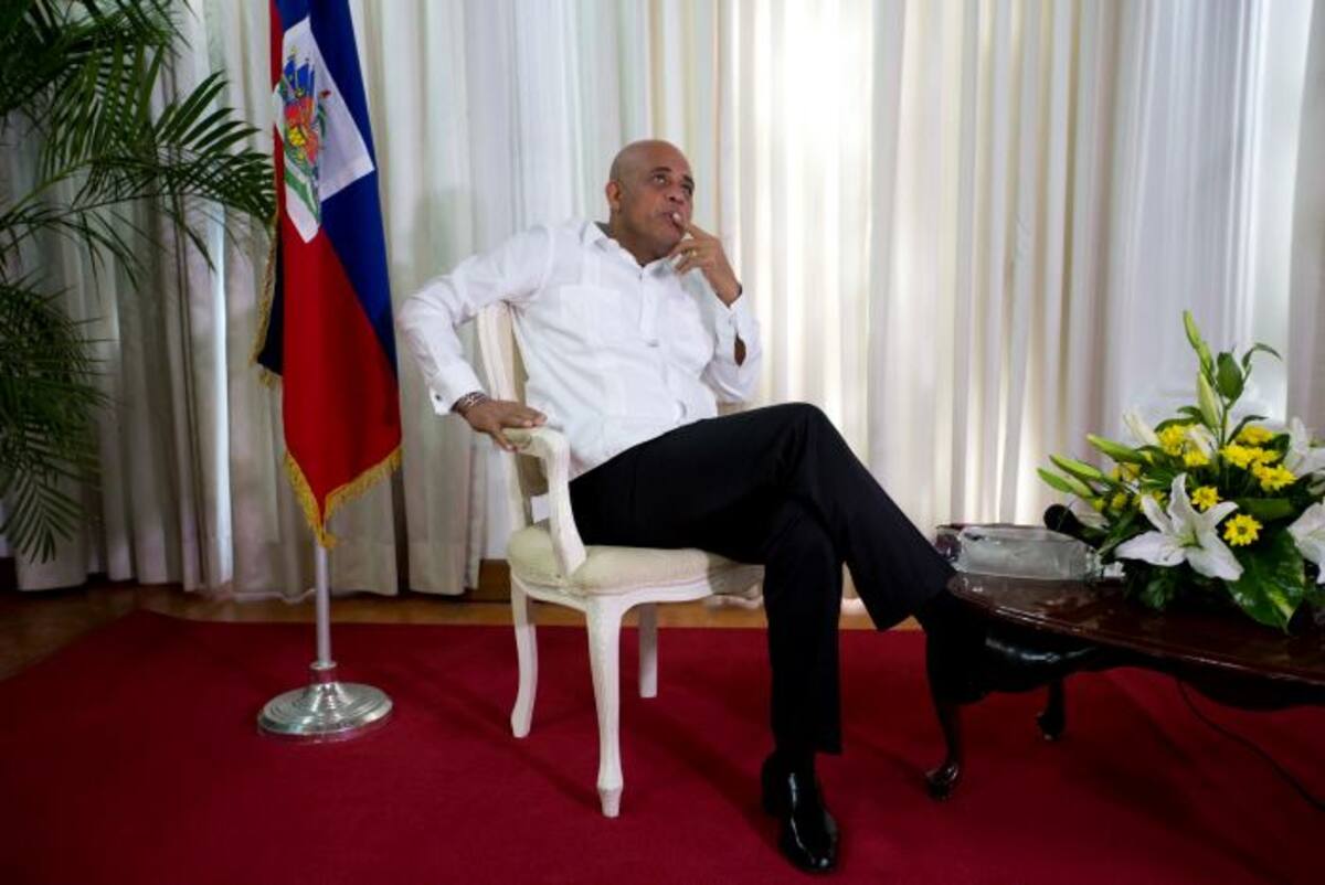 El presidente de Haití, Michel Martelly. AP Dieu Nalio Chery