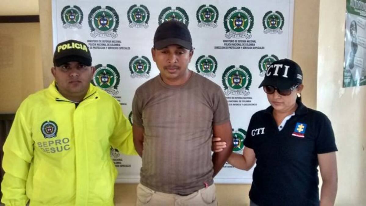 Wilson Enrique Navarro Jiménez, capturado por violación. EL UNIVERSAL - SINCELEJO