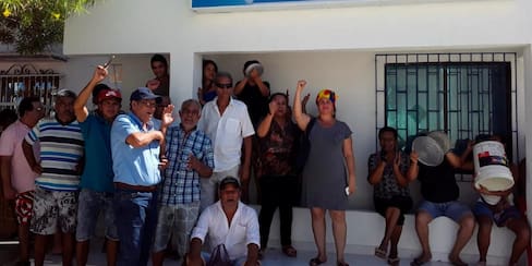 Habitantes de Turbaco protestaron por la falta de agua