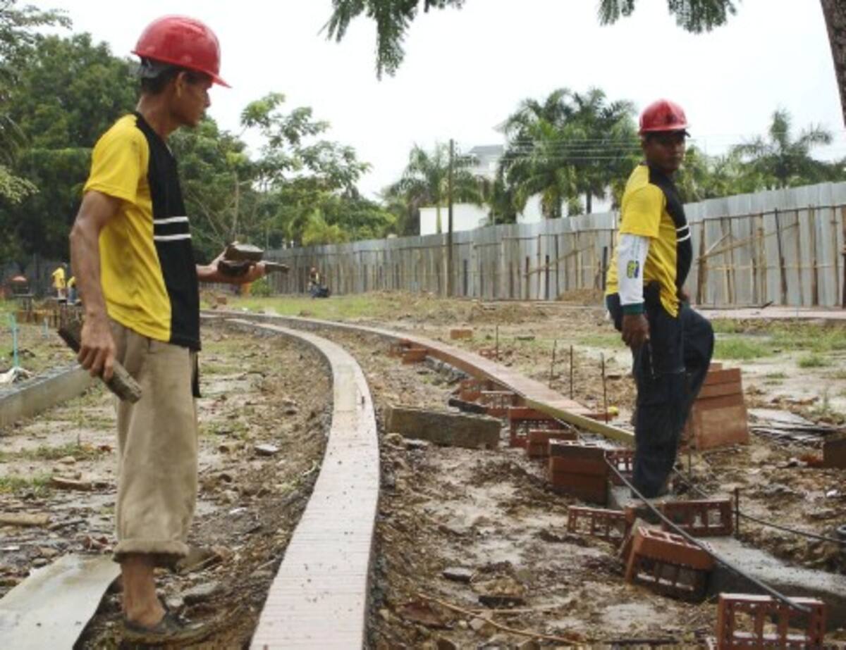 Los trabajos en la Ronda del Norte están paralizados.