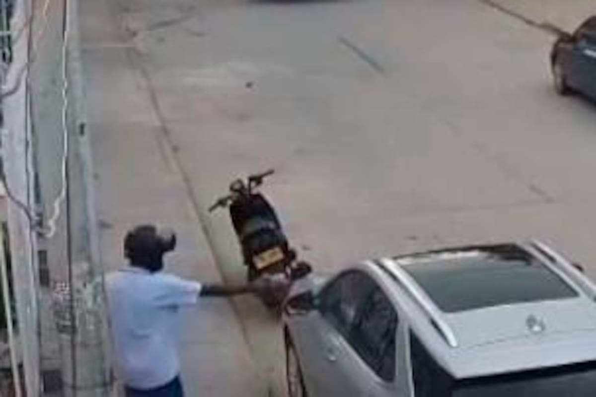 Video: Asesinato de ‘Mauro’ en Canapote quedó grabado en cámara de seguridad
