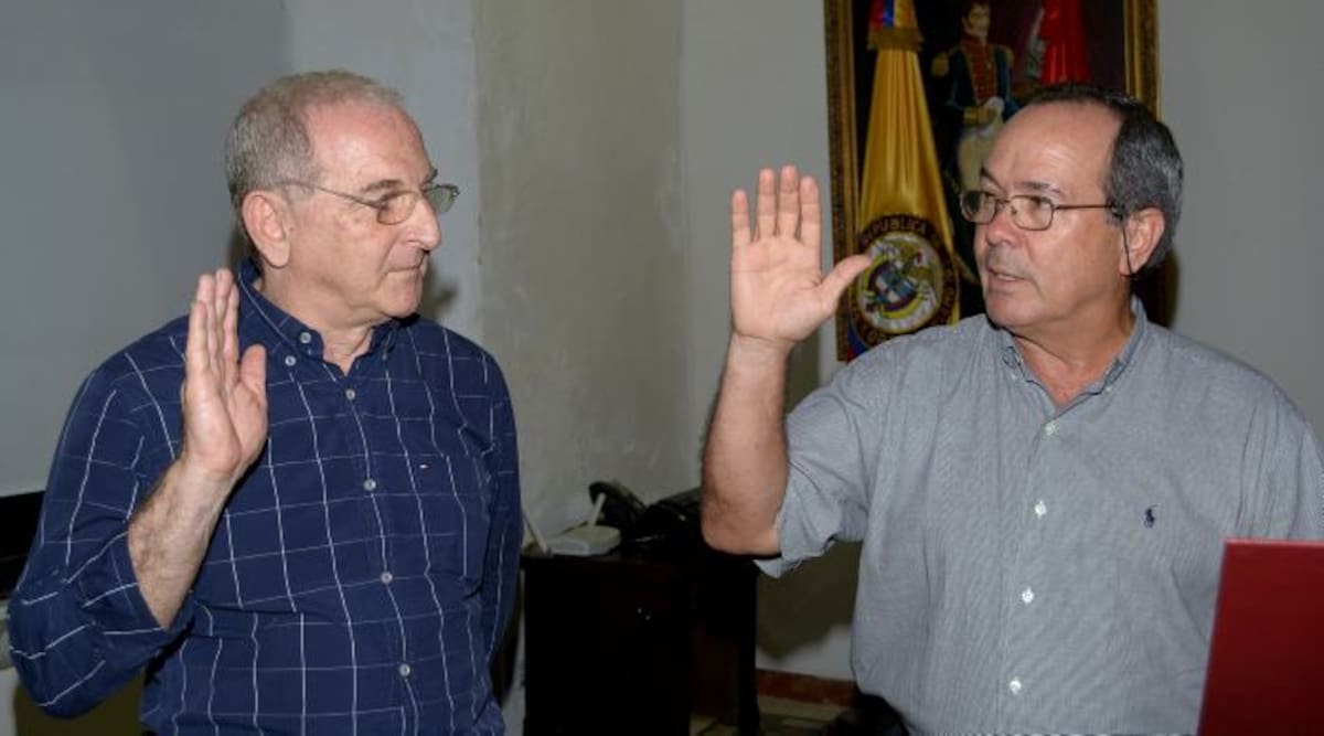 El acto de posesión se realizó en el despacho de la Alcaldía de Cartagena CORTESÍA