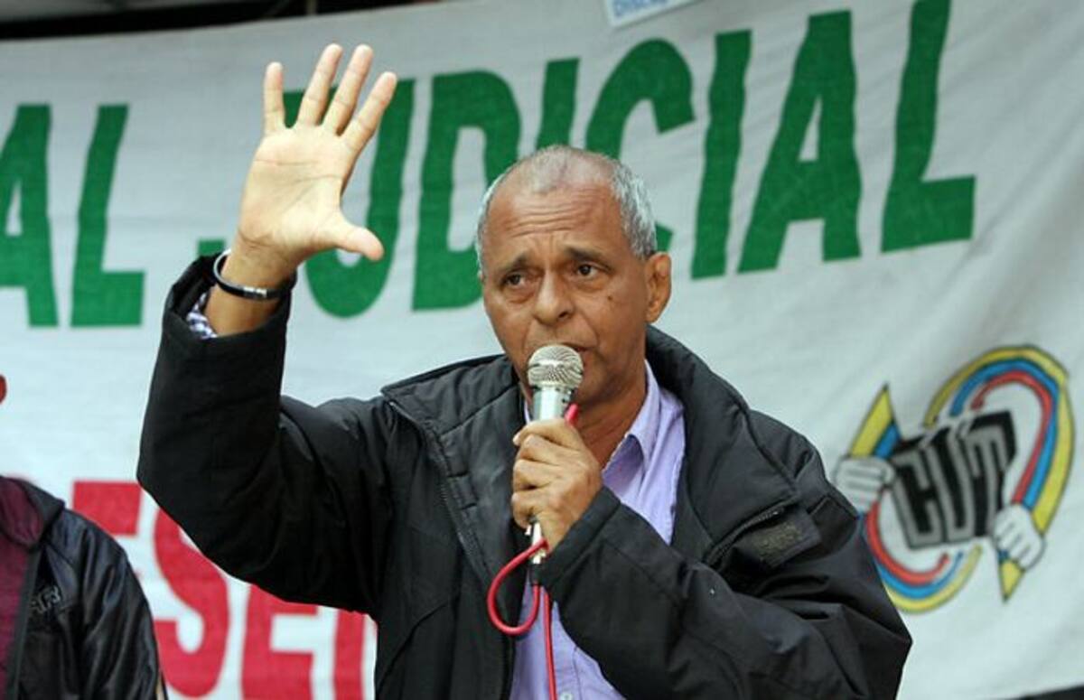 El Presidente de Asonal Judicial, Nelsón Cantillo. COLPRENSA