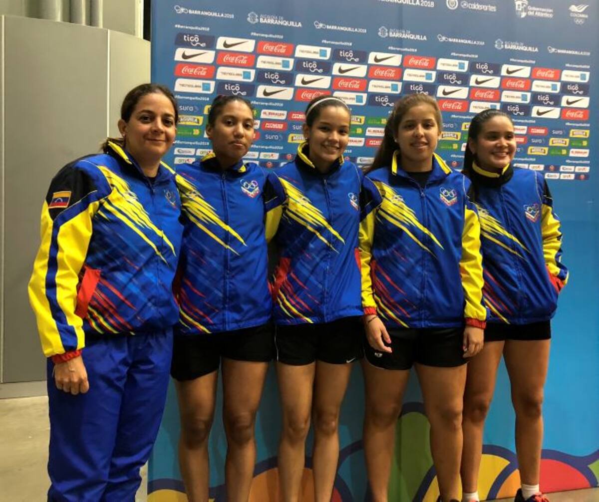 Las venezolanas Gremlis Arvelo, Neridee Niño, Camila Obando y Lisa Palacios. Cortesía.