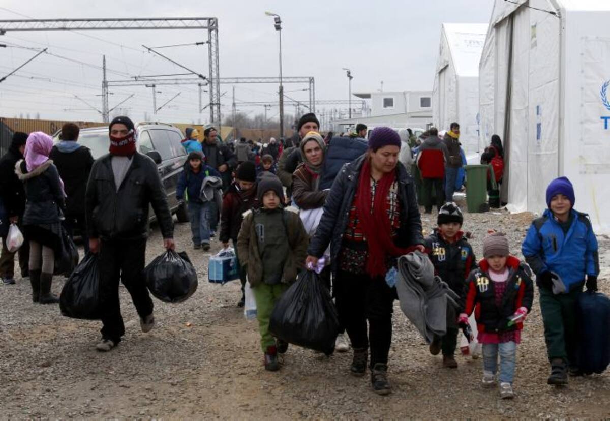Refugiados en Europa. AP Boris Grdanoski