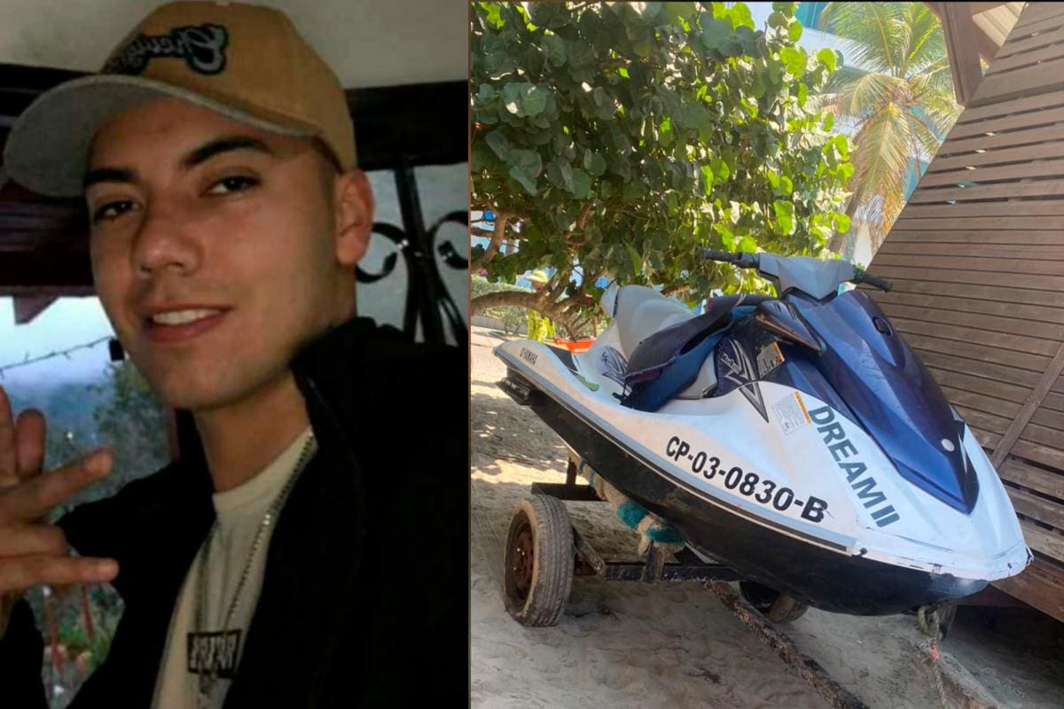 Jet ski le pasó por encima a 3 bañistas en Bocagrande: uno está grave